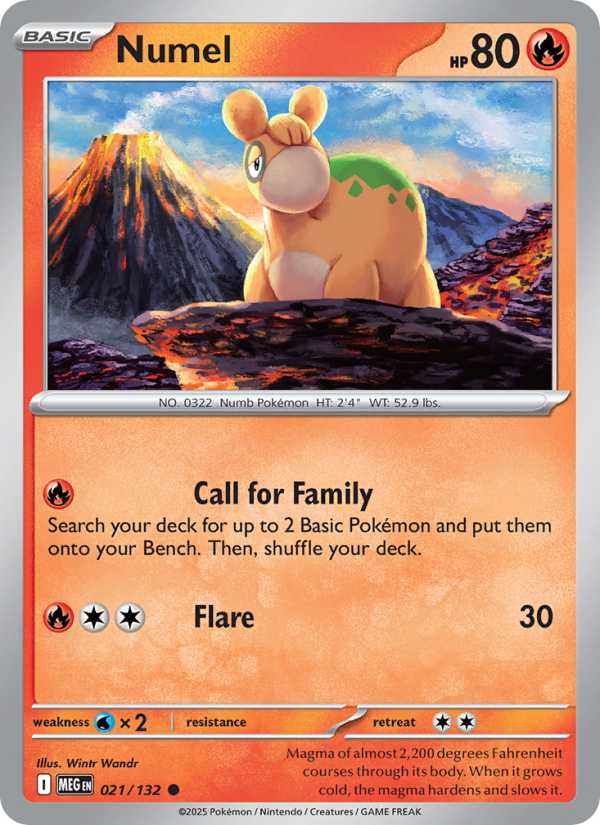 Numel - Pokémon TCG Card