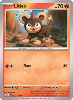 Litleo - pokemon TCG Card