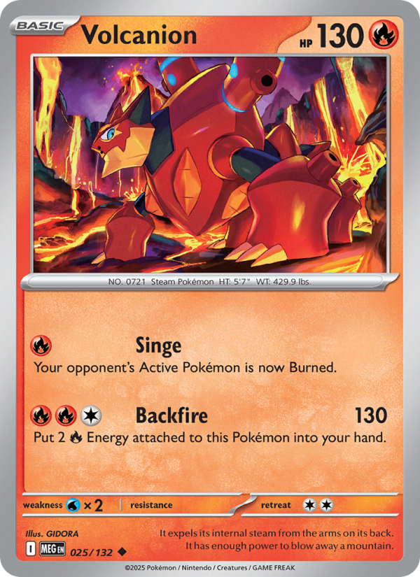 Volcanion - Pokémon TCG Card