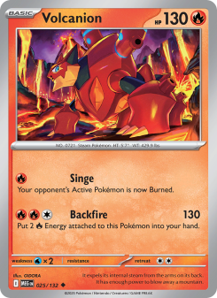 Volcanion - pokemon TCG Card