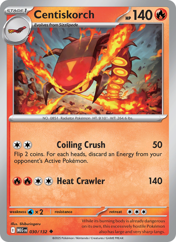 Centiskorch - Pokémon TCG Card