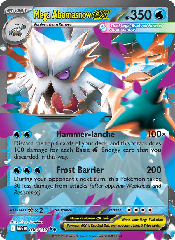Mega Abomasnow ex - Pokémon TCG Card