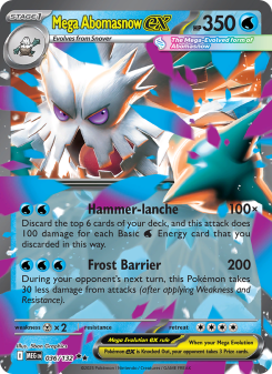 Mega Abomasnow ex - pokemon TCG Card