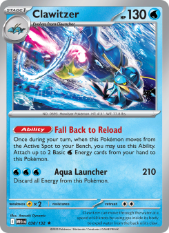 Clawitzer - pokemon TCG Card