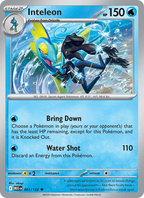 Inteleon - Pokémon TCG Card