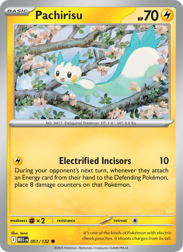 Pachirisu - Pokémon TCG Card