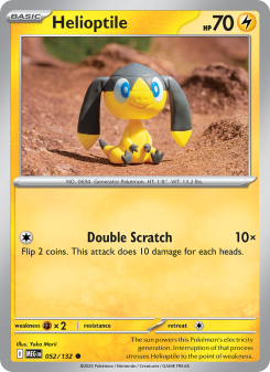 Helioptile - pokemon TCG Card