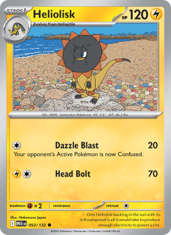 Heliolisk - pokemon TCG Card