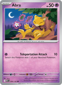 Abra - pokemon TCG Card
