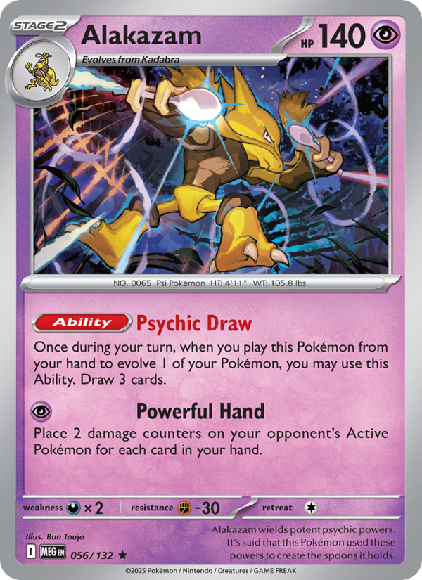 Alakazam - Pokémon TCG Card