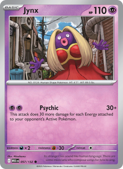 Jynx - pokemon TCG Card