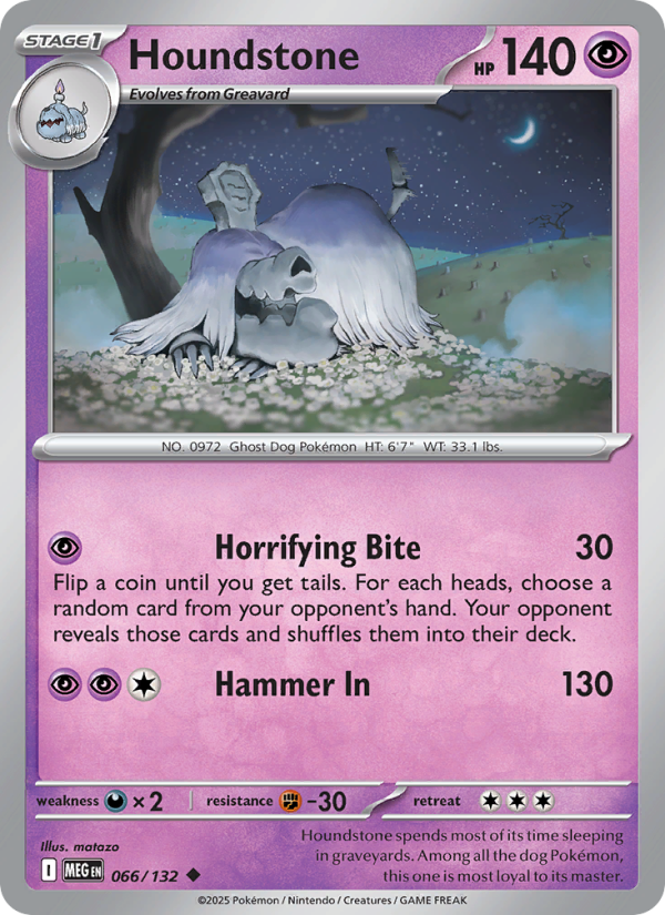 Houndstone - Pokémon TCG Card