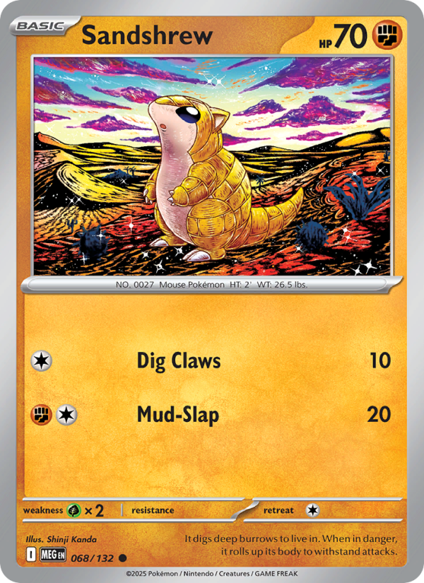 Sandshrew - Pokémon TCG Card