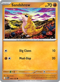 Sandshrew - pokemon TCG Card
