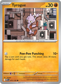 Tyrogue - pokemon TCG Card