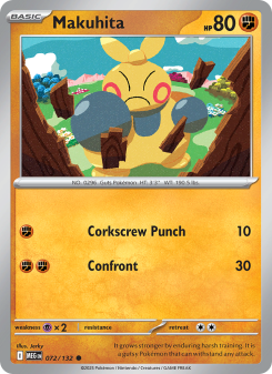 Makuhita - pokemon TCG Card