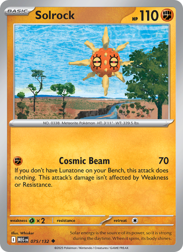 Solrock - Pokémon TCG Card