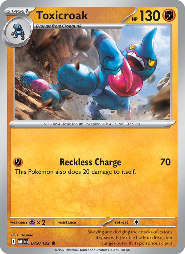 Toxicroak - Pokémon TCG Card