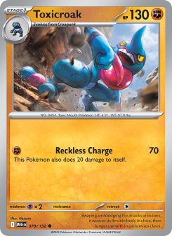 Toxicroak - pokemon TCG Card