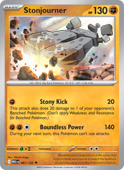 Stonjourner - pokemon TCG Card