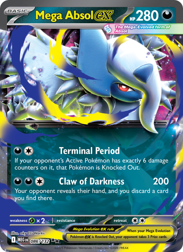 Mega Absol ex - Pokémon TCG Card
