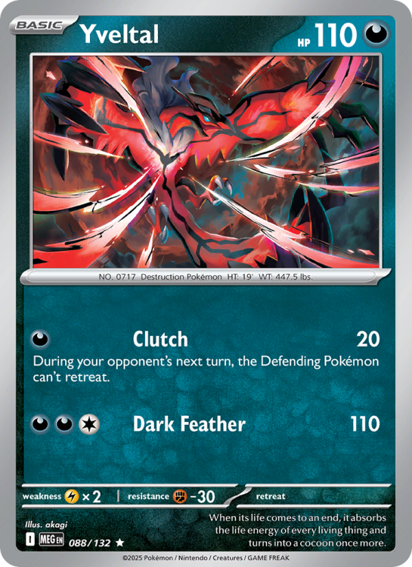 Yveltal - Pokémon TCG Card