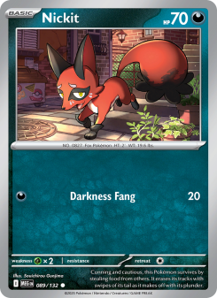 Nickit - pokemon TCG Card