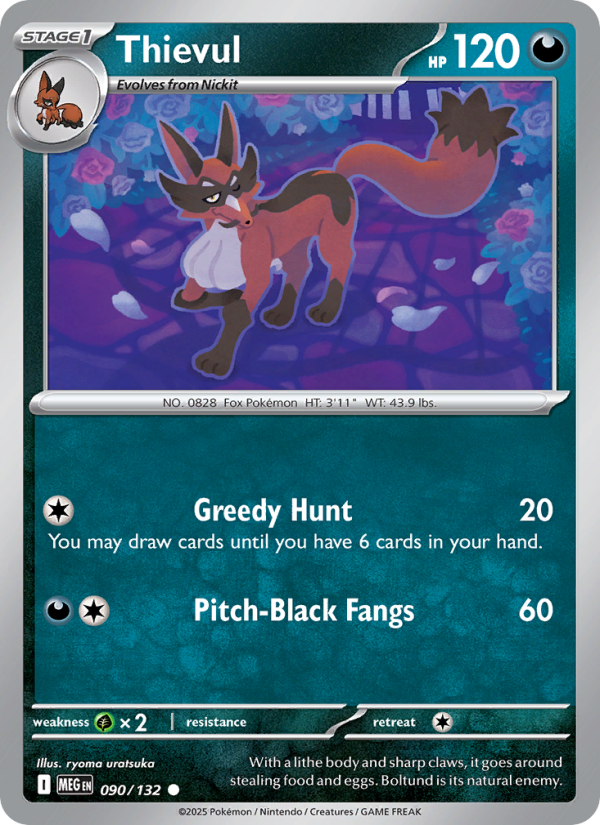 Thievul - Pokémon TCG Card