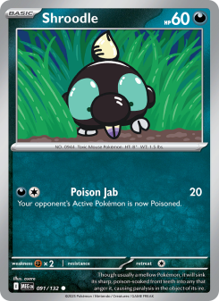 Shroodle - pokemon TCG Card