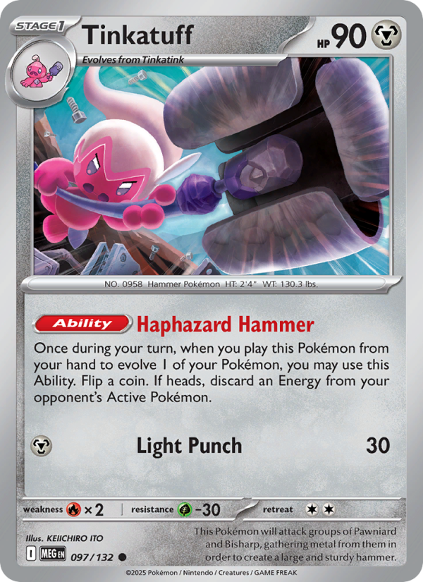 Tinkatuff - Pokémon TCG Card