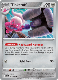 Tinkatuff - pokemon TCG Card