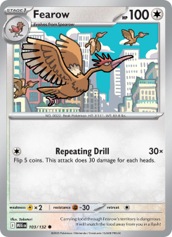Fearow - pokemon TCG Card