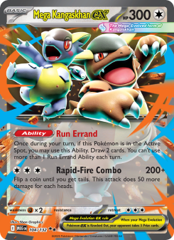 Mega Kangaskhan ex - pokemon TCG Card