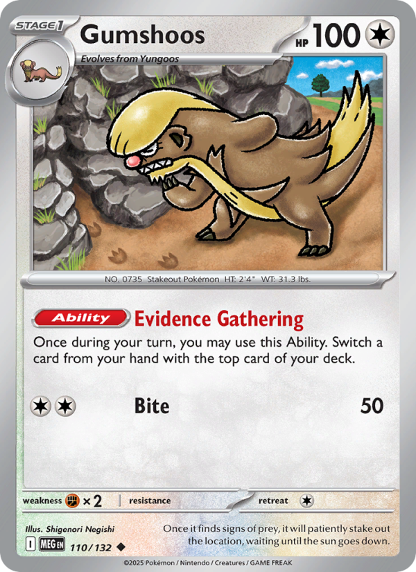 Gumshoos - Pokémon TCG Card