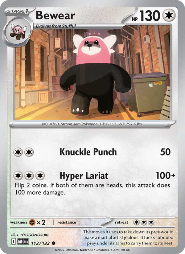 Bewear - Pokémon TCG Card