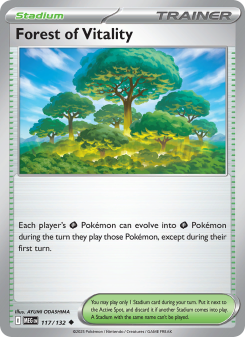 Forest of Vitality - pokemon TCG Card