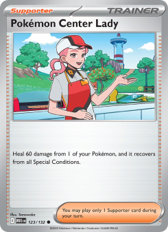 Pokémon Center Lady - pokemon TCG Card
