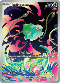 Bulbasaur - pokemon TCG Card