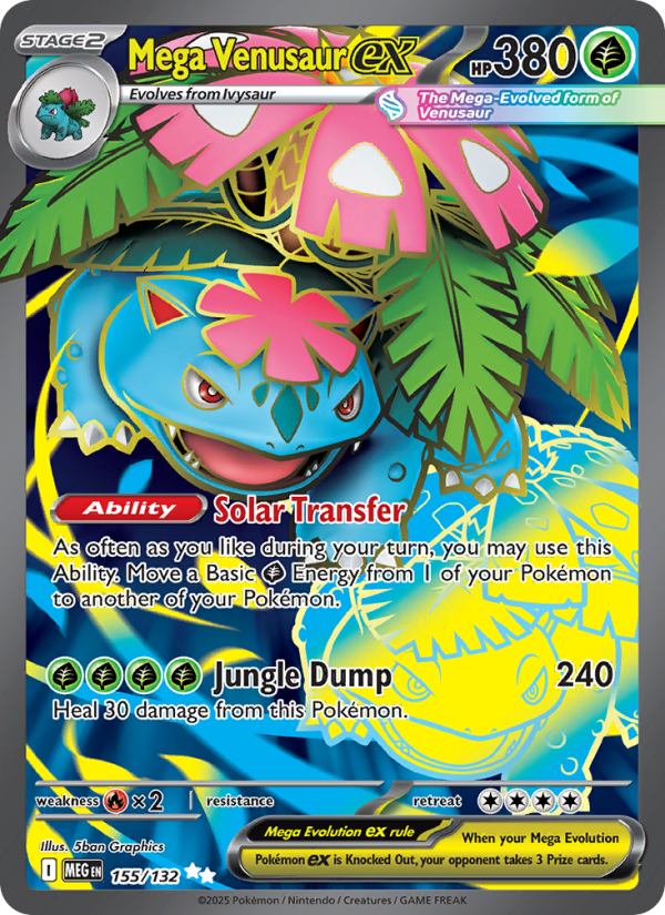 Mega Venusaur ex - Pokémon TCG Card