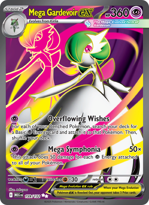 Mega Gardevoir ex - Pokémon TCG Card