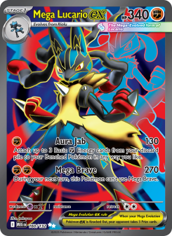 Mega Lucario ex - pokemon TCG Card