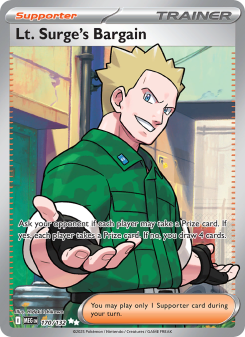 Lt. Surge's Bargain - pokemon TCG Card