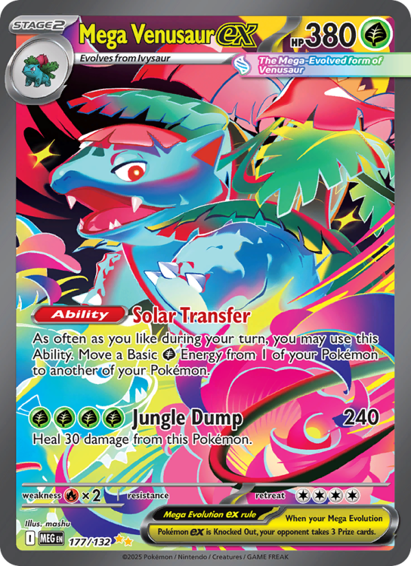 Mega Venusaur ex - Pokémon TCG Card