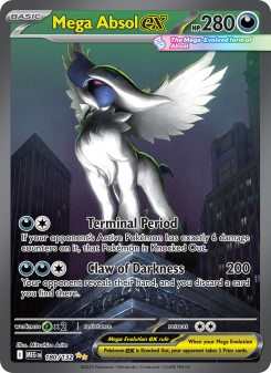 Mega Absol ex - pokemon TCG Card