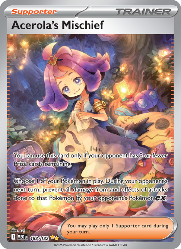 Acerola's Mischief - Pokémon TCG Card