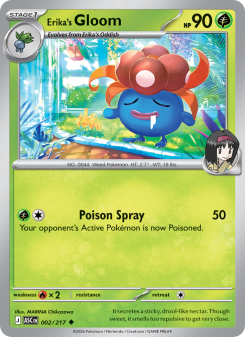 Erika's Gloom - pokemon TCG Card