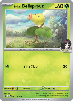 Erika's Bellsprout - pokemon TCG Card