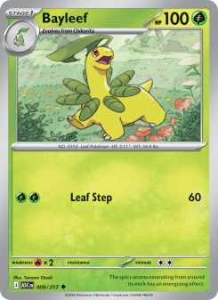 Bayleef - pokemon TCG Card