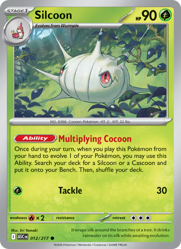 Silcoon - Pokémon TCG Card