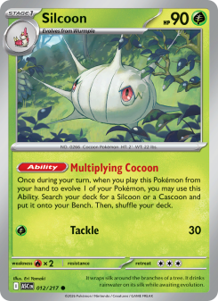Silcoon - pokemon TCG Card